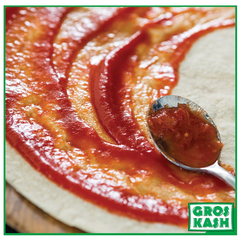 Sauce Pizza Aromatisée Parvé "Mutti" lot de 2x 210ml Casher-Conserve de Tomate cacher-GrosKash-