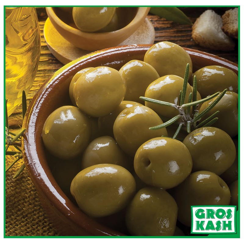 Olives Vertes 72cL Casher Schlesinger KLP-Sauces & Condiments cacher-GrosKash-
