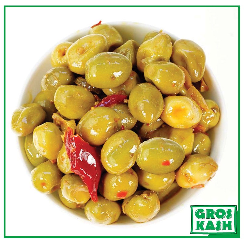 Olives Cassées Aromatisées 72cL Casher Schlesinger KLP-Sauces & Condiments cacher-GrosKash-