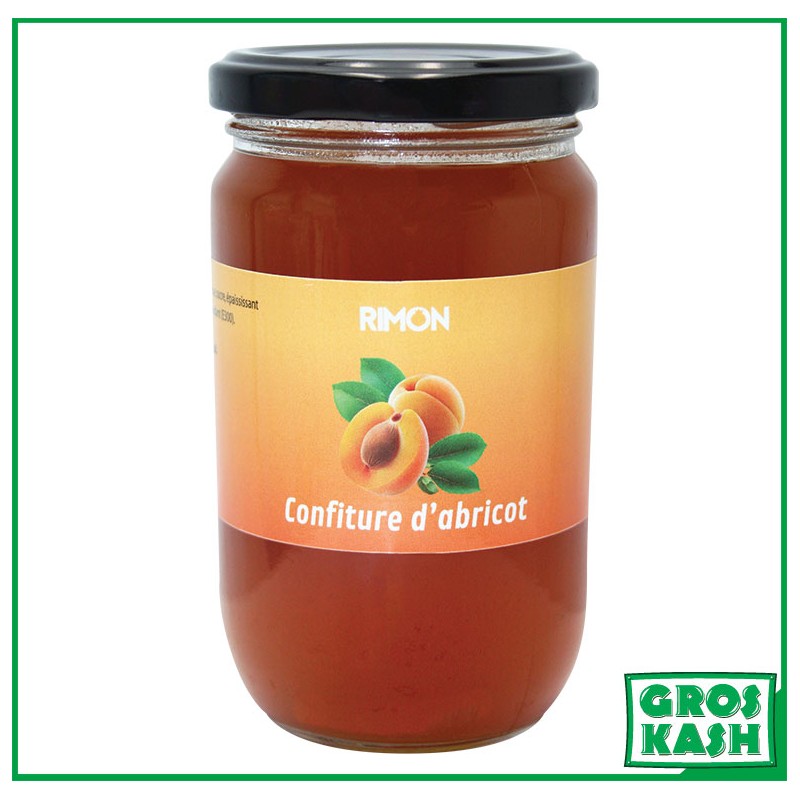 Confiture Casher extra 35% d'abricot "RIMON" 360g KLP-Petit Déjeuner & Pain cacher-GrosKash-