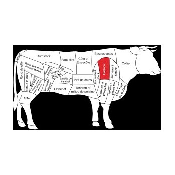 Paleron de Boeuf environ 1 Kg kasher lepessah YESH Skin Pack Glad Loubavitch Badatz IHOUD