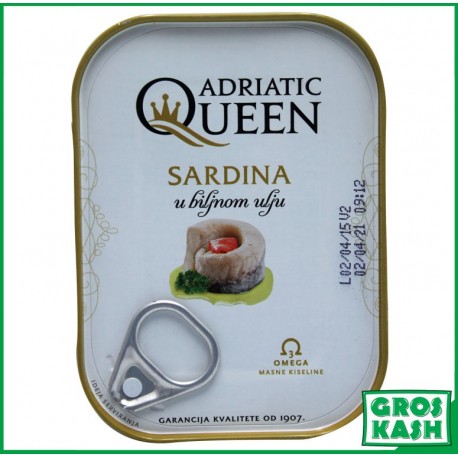 Sardines à l'Huile Végétale 105g Casher Rav Ralbag KLP-Conserve de poisson cacher-GrosKash-