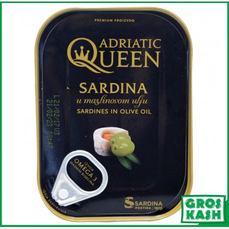 Sardines à l'Huile d'Olive 105g Casher Rav Ralbag KLP-Conserve de poisson cacher-GrosKash-