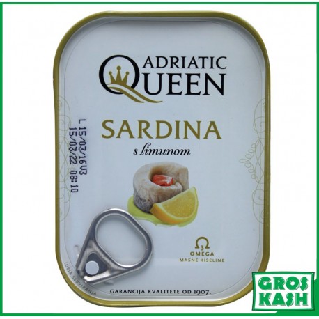 Sardines à l'Huile Au Citron 105g Casher Rav Ralbag KLP-Conserve de poisson cacher-GrosKash-