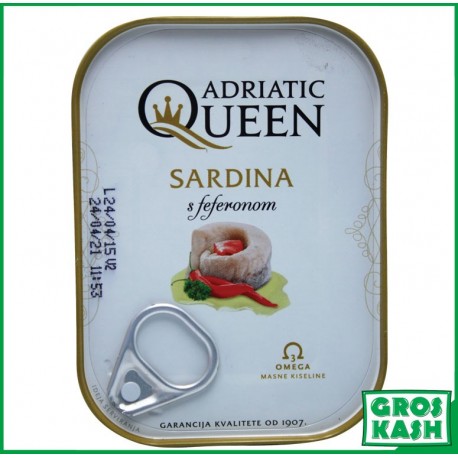 Sardines à l'Huile Au Piment Chili 105g Casher Rav Ralbag KLP-Conserve de poisson cacher-GrosKash-