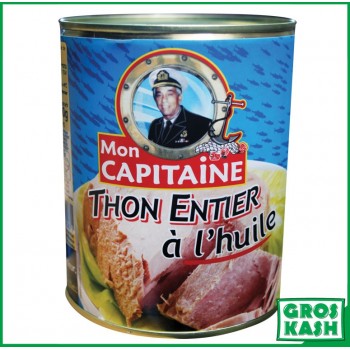 Mon Capitaine Thon à l'Huile 800gr kosher lepessah WOLFF ET BADATZ