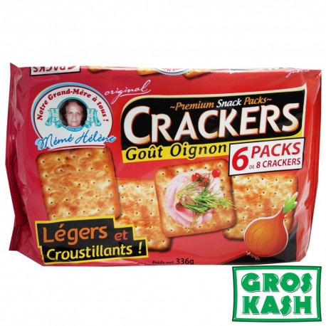 Cream Crackers Gout Oignon 336 G kosher BADATZ IHOUD HARABANIM-Apéritif & Snack cacher-GrosKash-