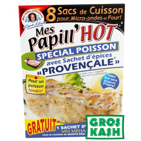 Papill'Hote Provencale Casher "Mémé Hélène" + 8 sacs de cuisson Ihoud-Épice & Sac de Cuisson cacher-GrosKash-
