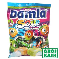 Damla sour acides fruit mixte 250gr kosher lepessah BADATZ BETH YOSSEF RHOD